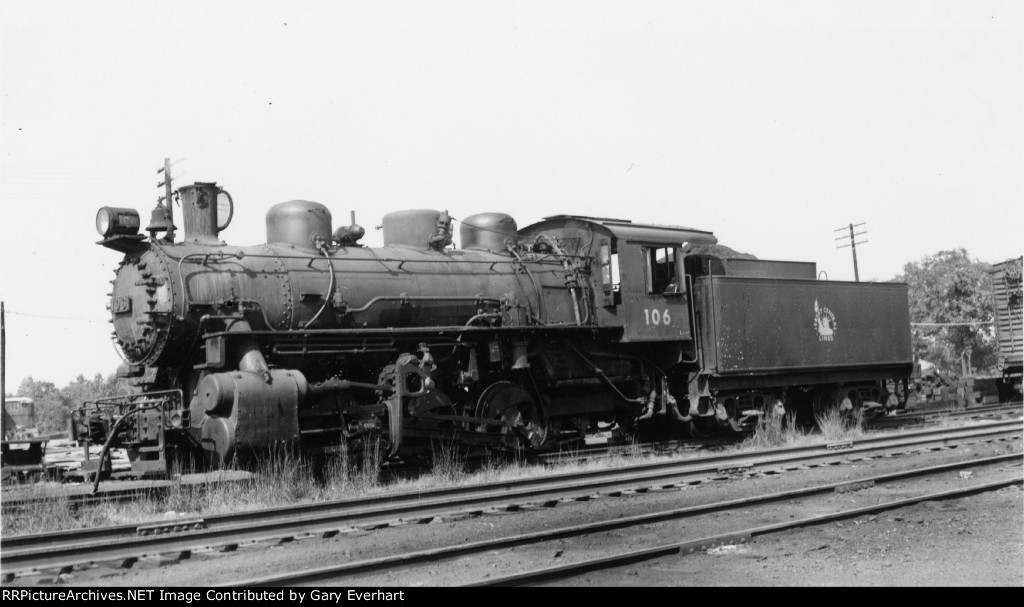 CNJ 0-6-0 #106 - Central RR of New Jersey